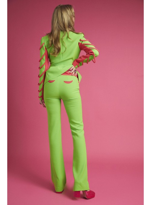 PANTALÓN TURMALINA VERDE-ROSA