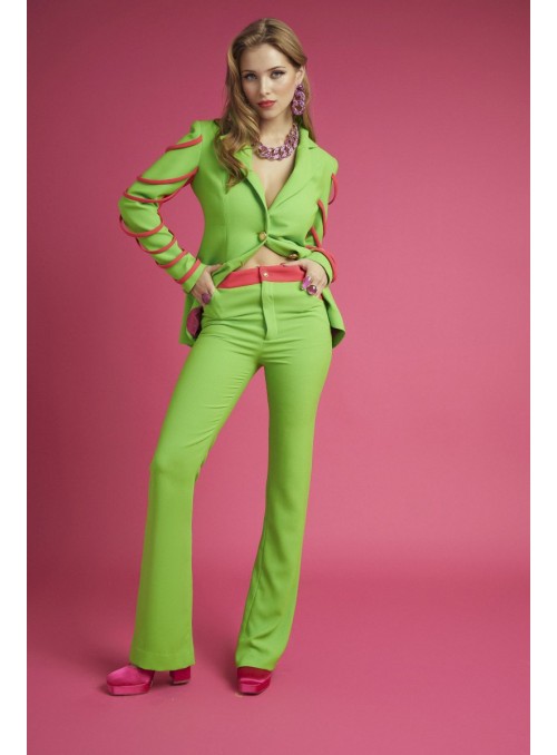 PANTALÓN TURMALINA VERDE-ROSA